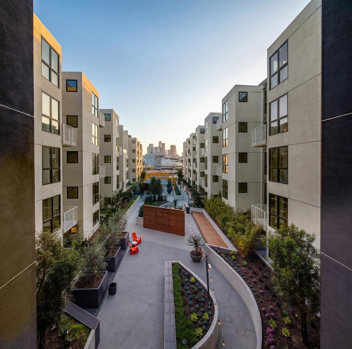 A look inside the big apartment building next to L.A. State