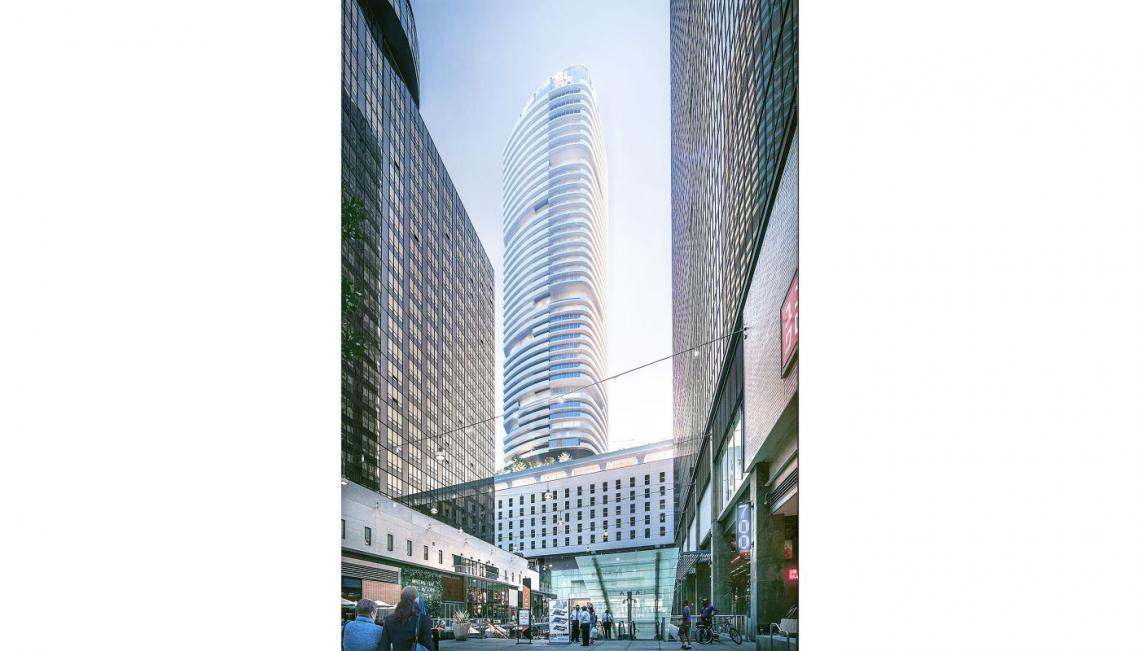 New angles of the 53-story apartment tower planned at The BLOC