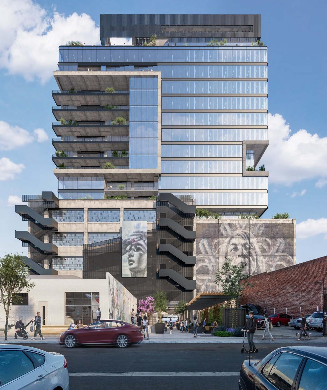 18-story, 340,000SF office building slated for Arts District | Urbanize LA