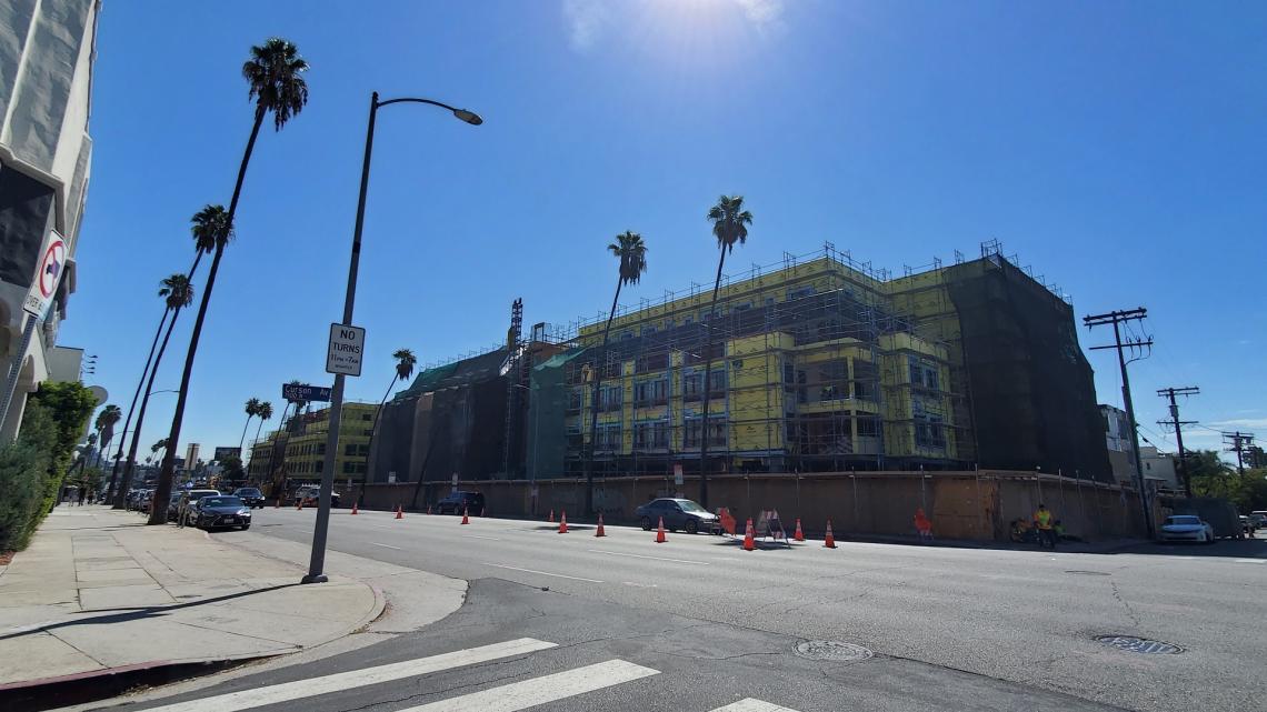 Twobuilding development takes shape 7500 and 7550 Sunset Boulevard