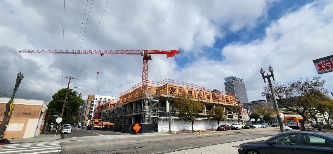 235-unit Eden development on the rise at 1340 S Hill Street