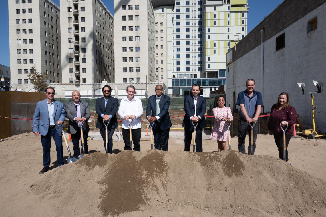 17-story high-rise breaks ground at 600 San Pedro in DTLA