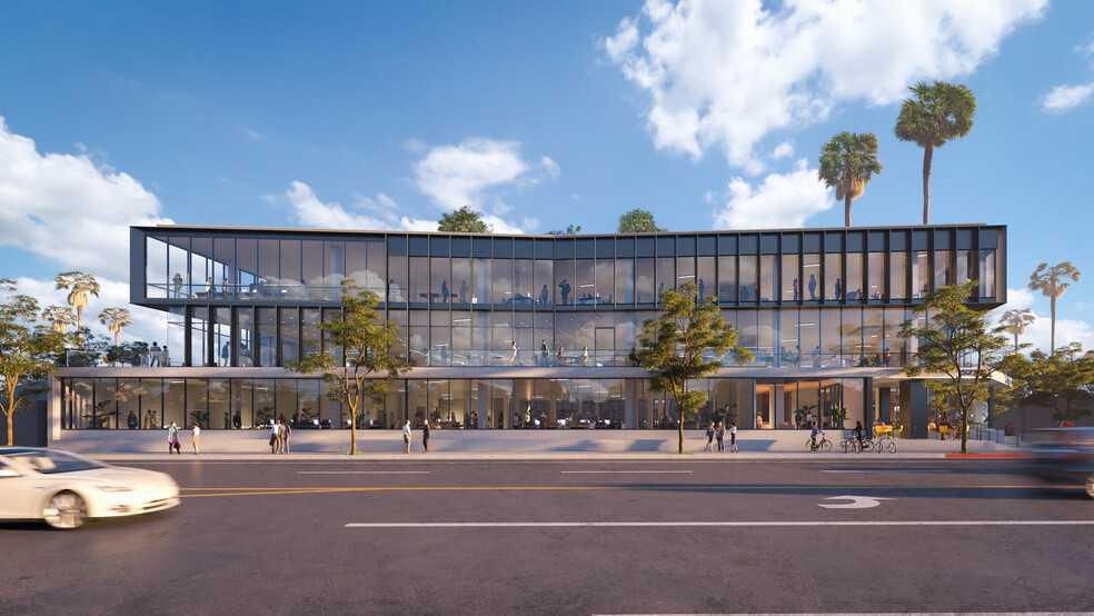 72,000sf office building rising near Expo/La Brea Station