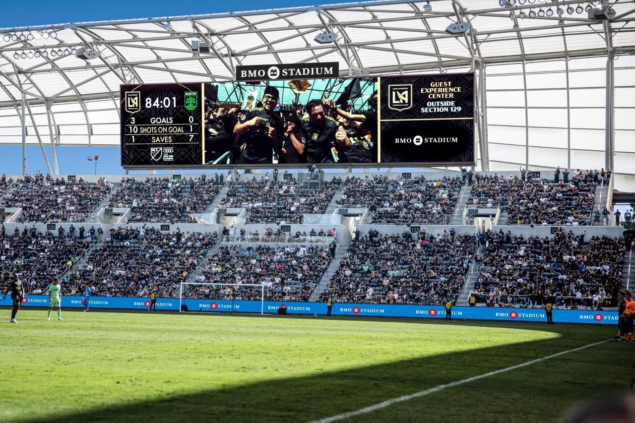 Los Angeles Football Club - New stadium renderings. First-ever look at the LAFC  Stadium Plaza which includes a World Football Museum, main entry gate, team  store, and rooftop restaurant. From this vantage