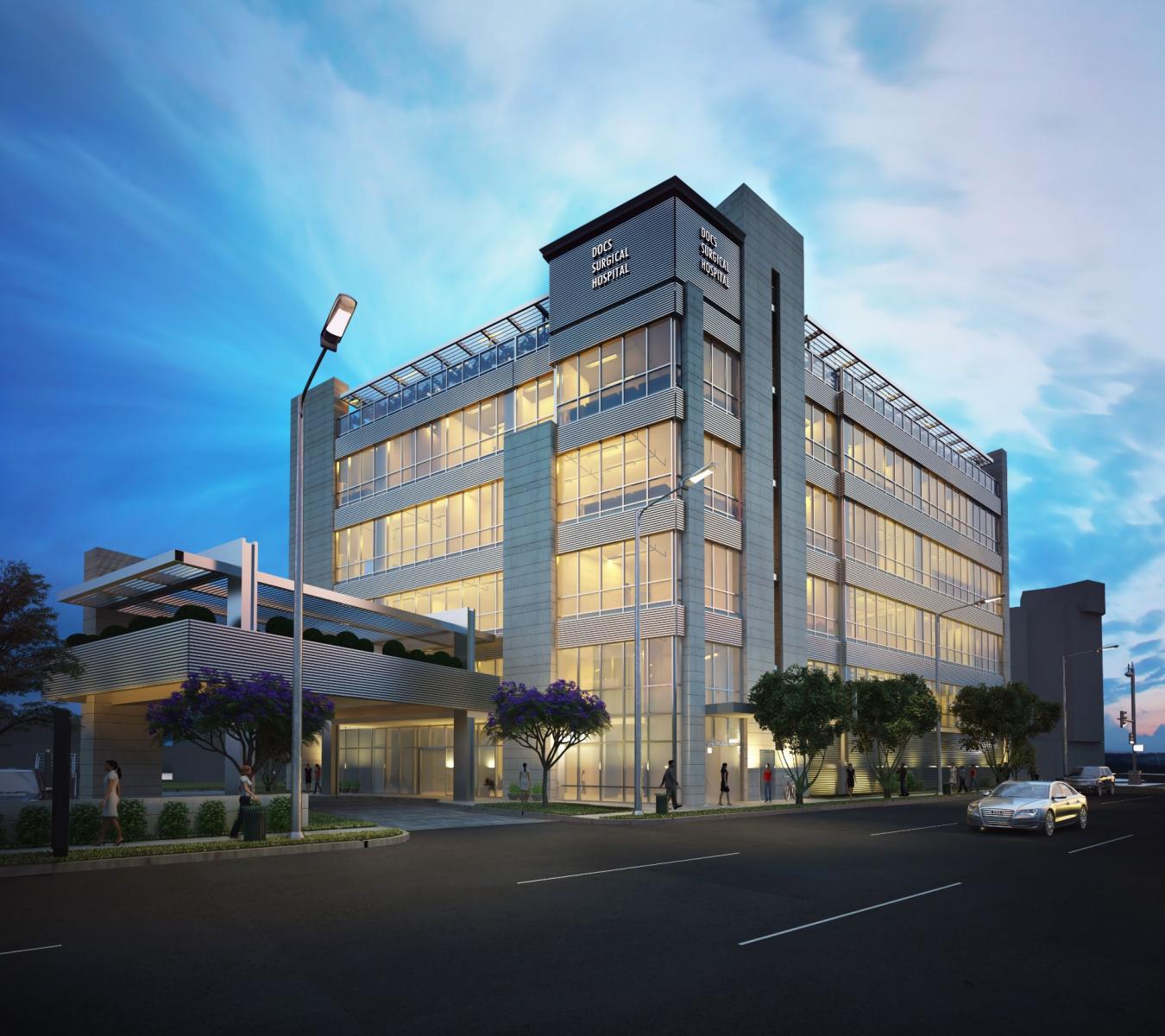 ヒル Surgical hospital takes shape at 6000 San Vicente Blvd. in