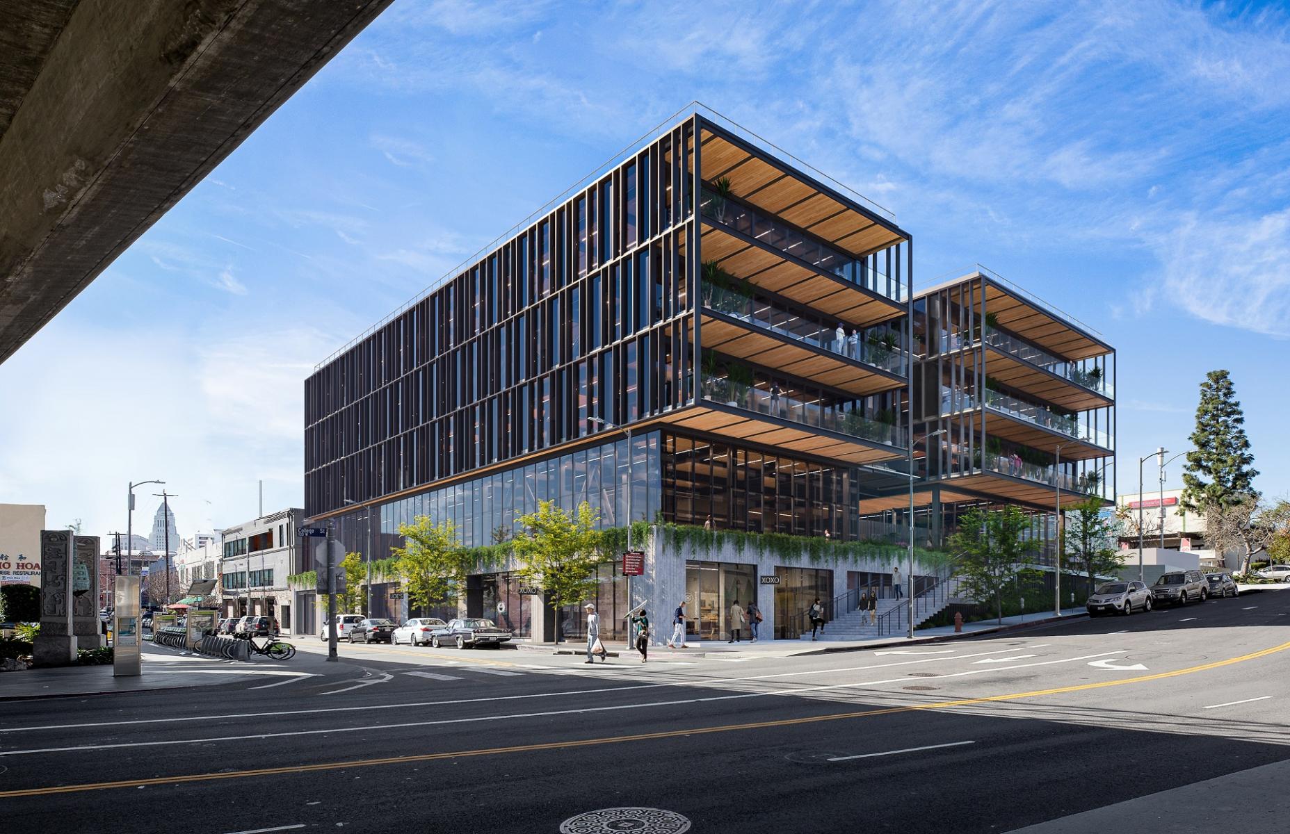 120,000sf office building rises next to Chinatown Station 