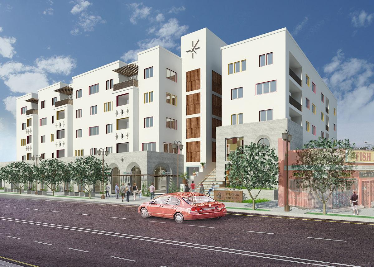 MixedUse Affordable Housing Complex Rises on Crenshaw Urbanize LA