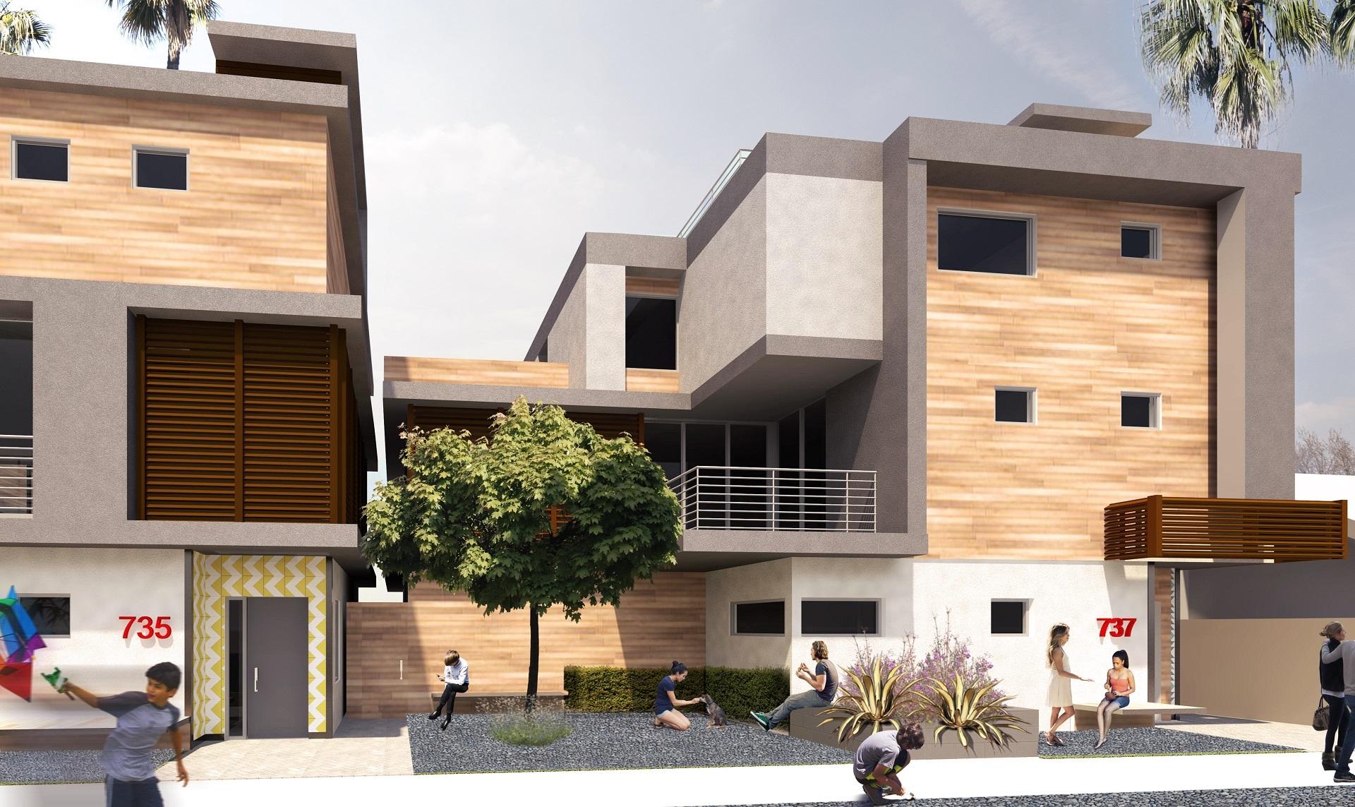 11 Small Lot Homes Sprout on Gramercy Place Urbanize LA