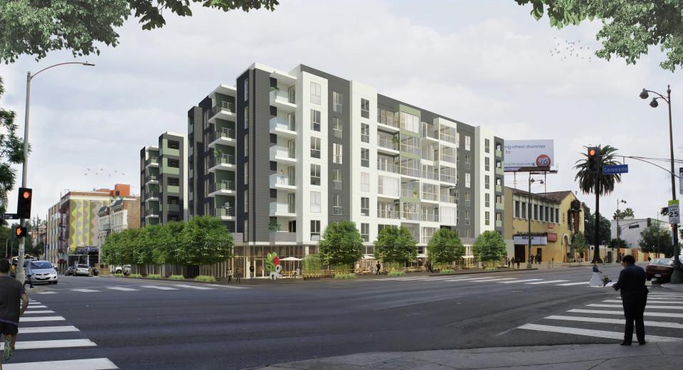 Zinc Apartments Topped Out Near MacArthur Park Urbanize LA