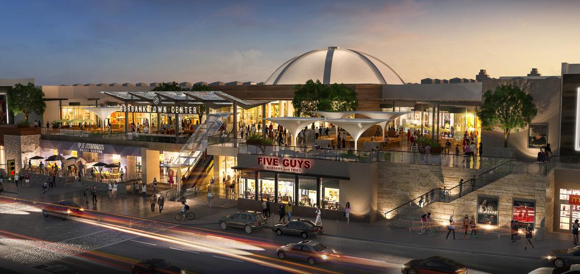 Burbank Town Center Remodel Nearly Complete - myBurbank