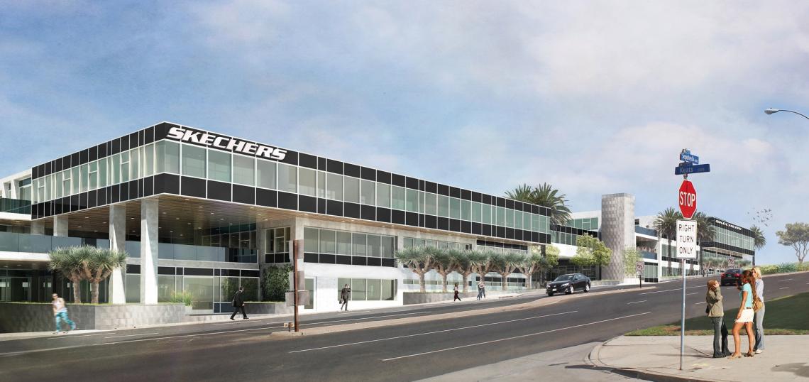 Skechers Breaks Ground on Corporate Headquarters Expansion | Urbanize