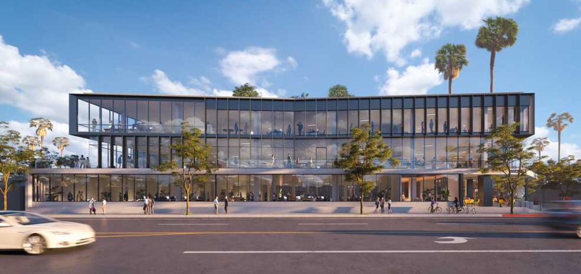72,000sf office building rising near Expo/La Brea Station | Urbanize LA