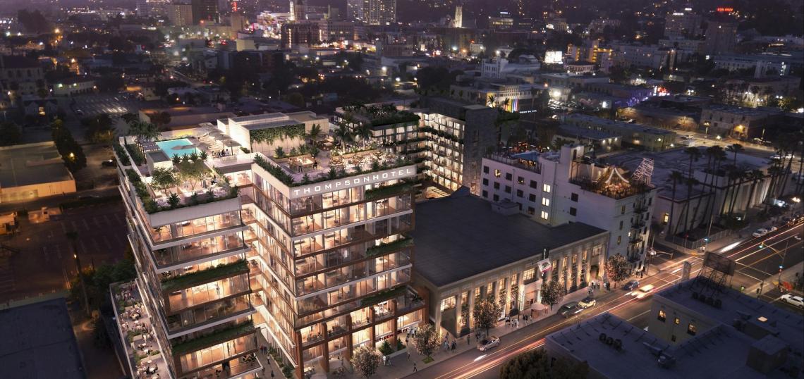 Hollywood S Thompson Hotel Gets Underway Urbanize LA   Thompson 