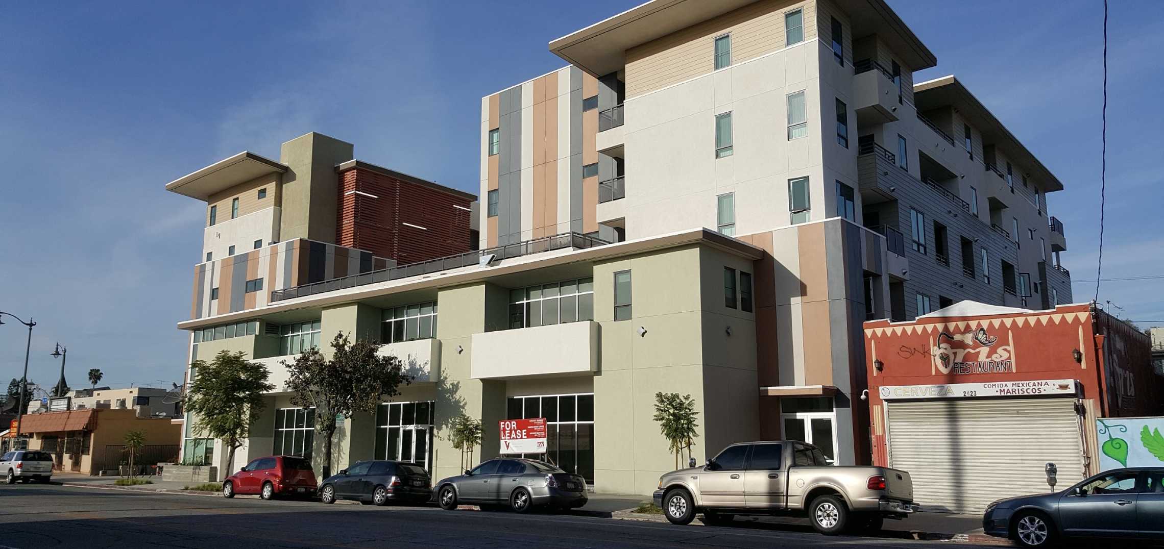 Rendering vs. Reality Gold LineAdjacent Cielito Lindo Apartments Urbanize LA