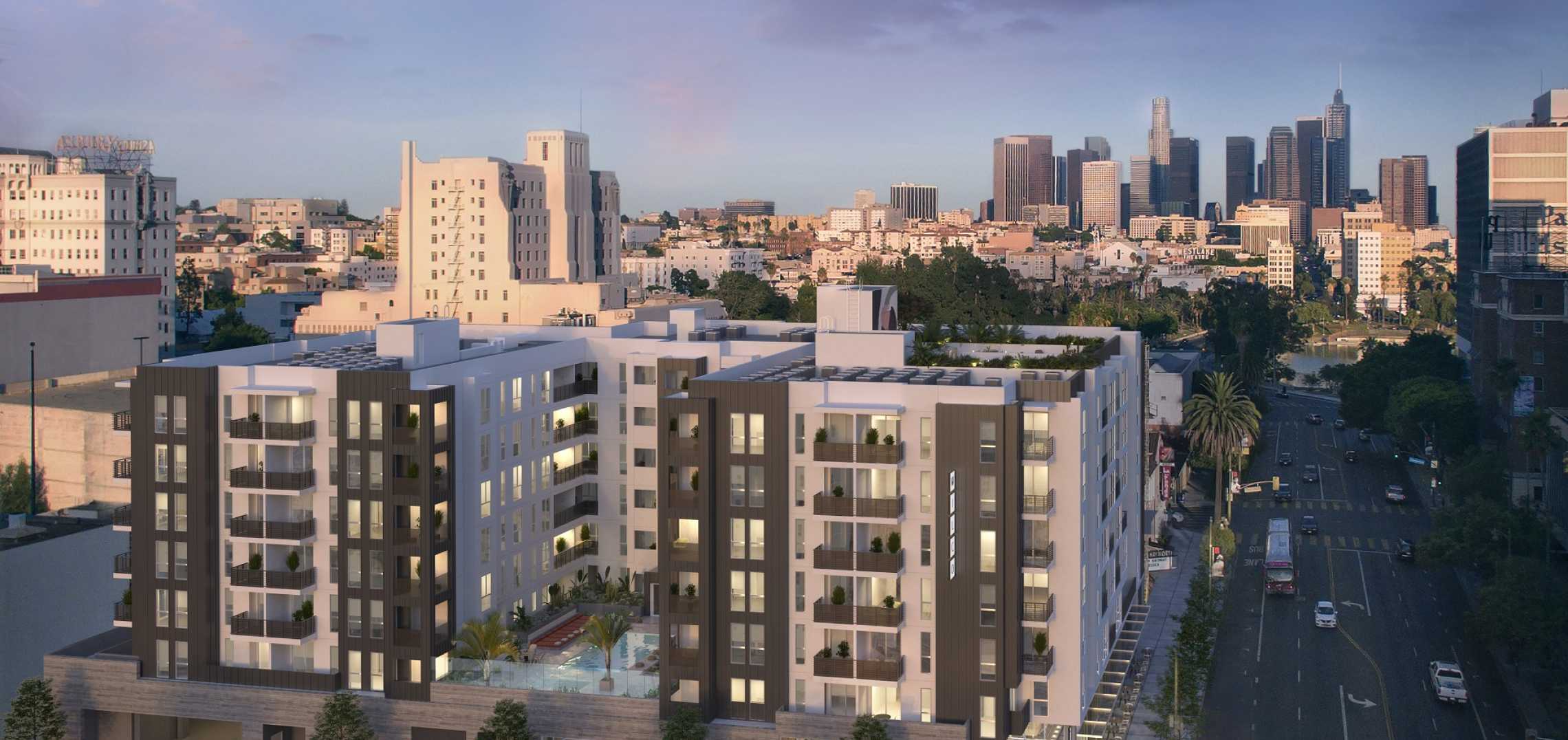 Fresh Renderings for NearlyFinished Apartments in Westlake Urbanize LA