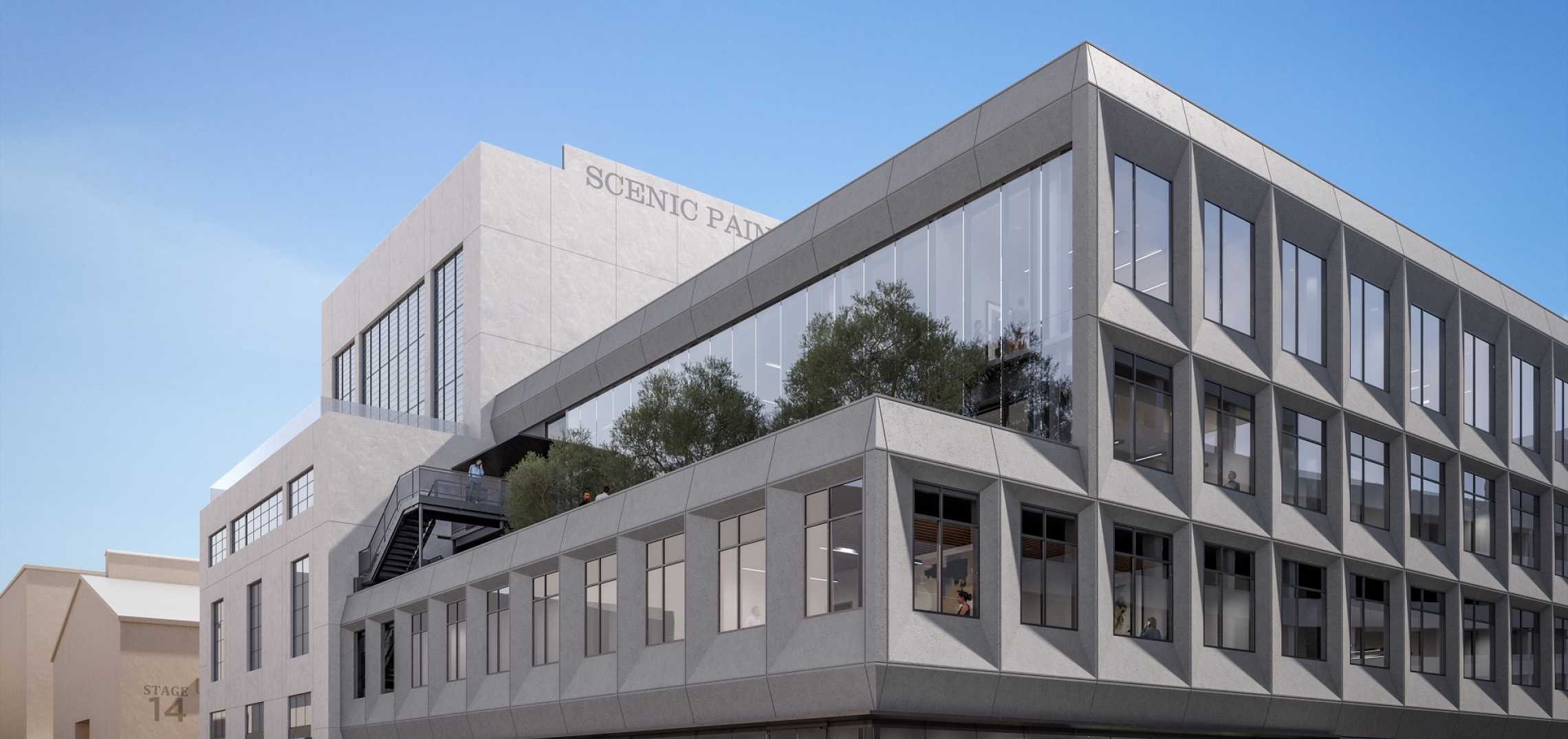 New office, support space rising at Sony Pictures Studios in Culver