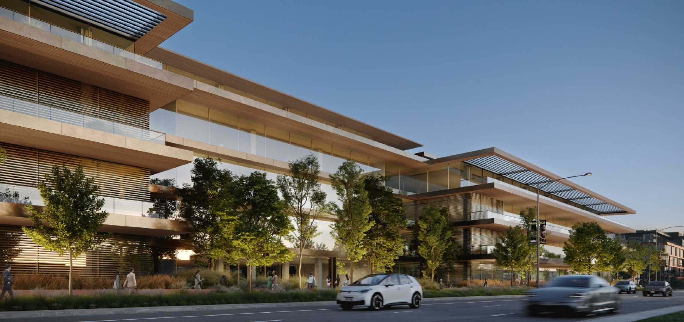 Fresh renderings for Apple's upcoming L.A. office campus | Urbanize LA