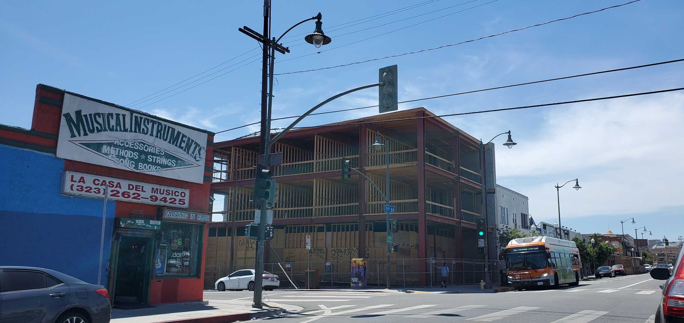 Small office building at 1870 E 1st Street in Boyle Heights