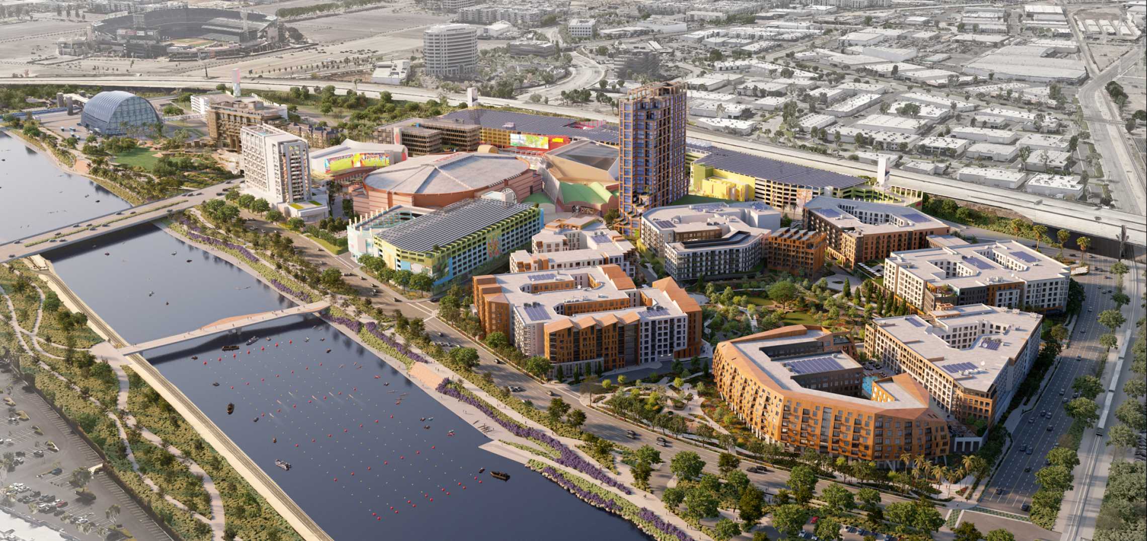 Offices and concert hall top off at $4B OC Vibe development | Urbanize LA