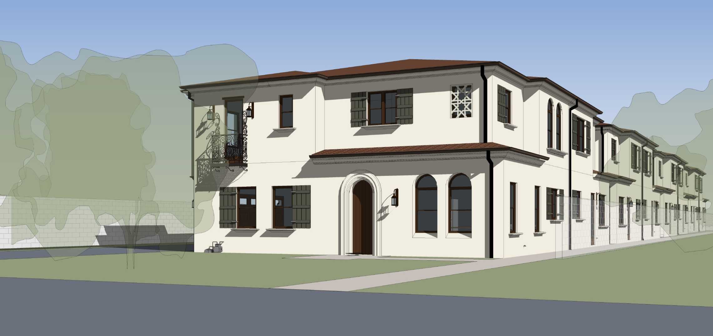 Four duplexes planned at 9236 Burnet Avenue in North Hills | Urbanize LA