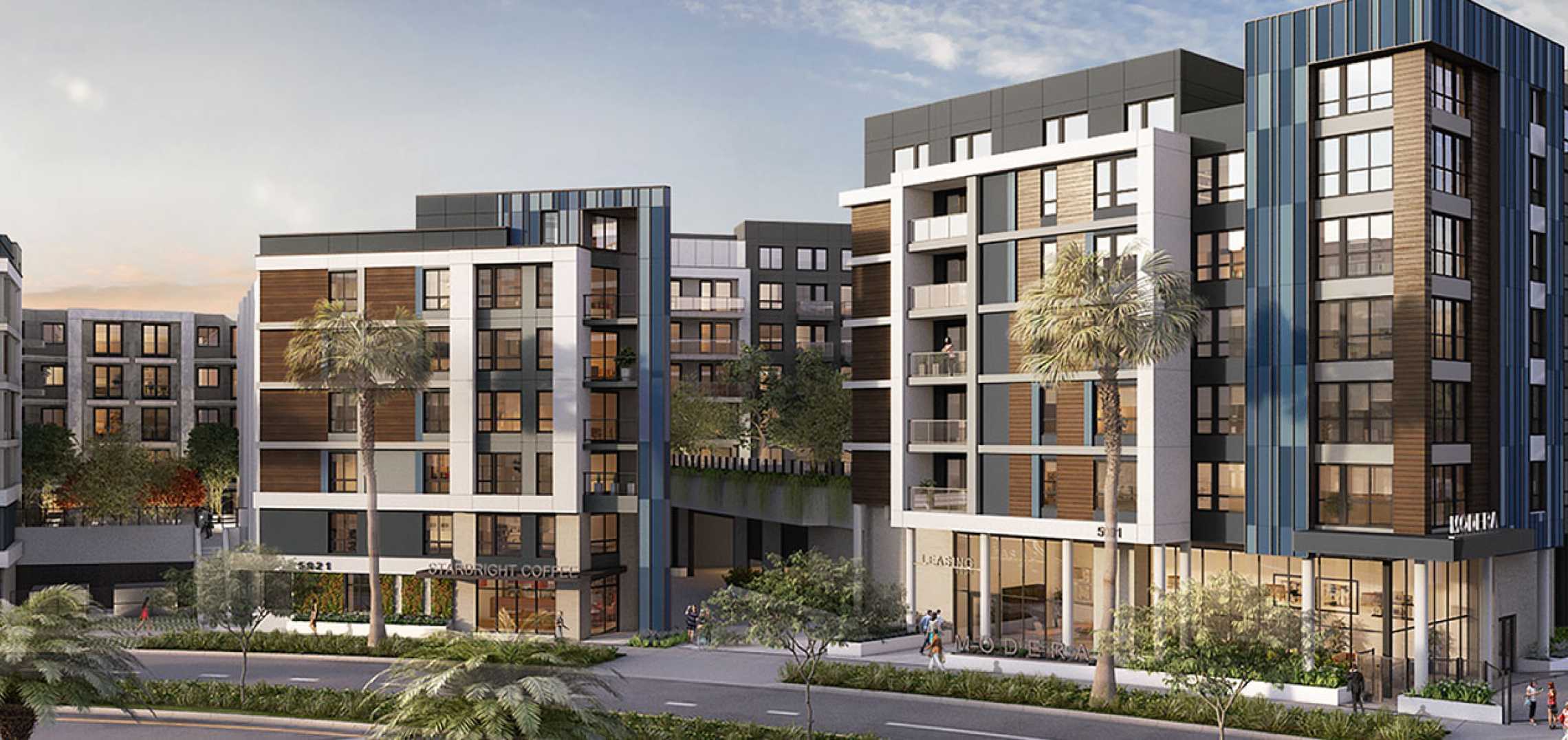 Rendering Revealed for Howard Hughes Center Apartments Urbanize LA