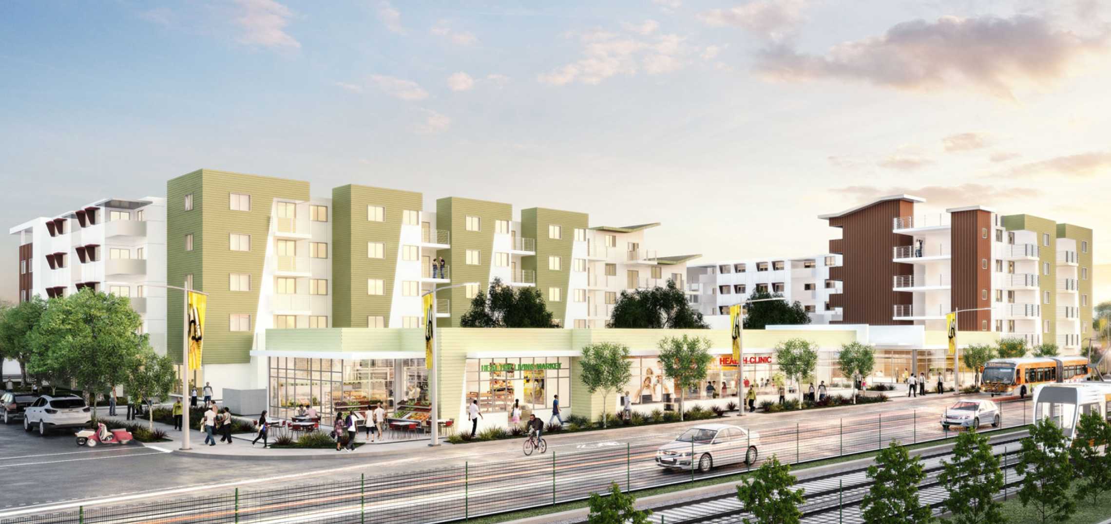 Work Gets Underway for Mixed-Use Affordable Housing Near USC | Urbanize LA
