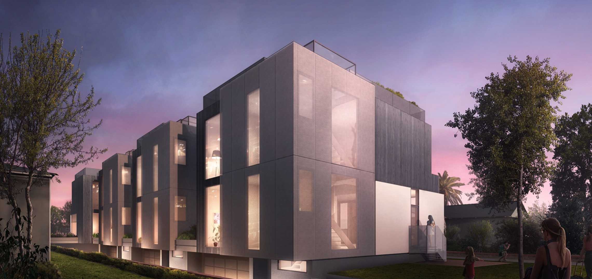 Four Townhomes Under Construction in Culver City Urbanize LA