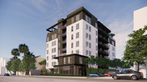 Rendering of 1423 N New Hampshire Avenue looking southwest