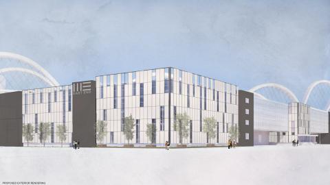 Rendering of proposed studio at 2223 E Jesse Street