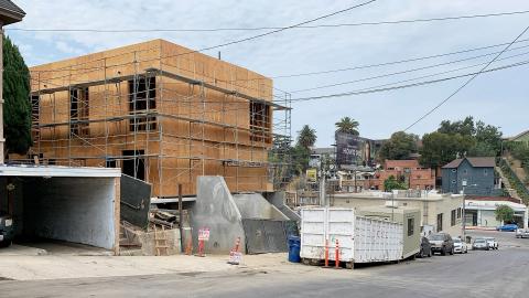 Construction at 1244 Innes Avenue
