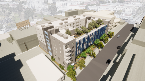 Rendering of 619 Westlake apartments