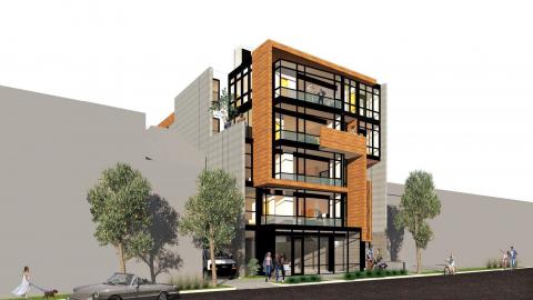 Rendering of 1448 7th Street, front view