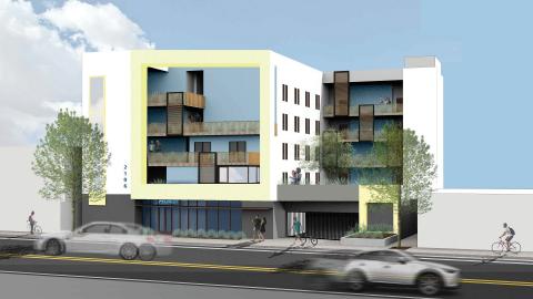 Rendering of 2106-2122 S Central Avenue