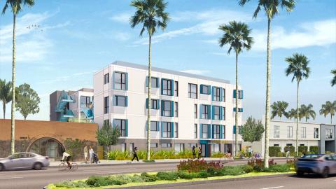 Rendering of Oatsie's Place on Sherman Way in Van nuys