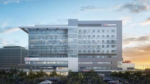 Rendering of the new Cedars-Sinai Marina del Rey Hospital
