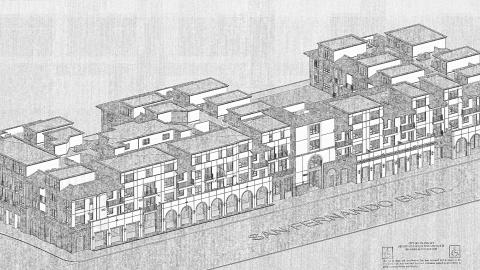 Conceptual view of San Fernando Woodley development