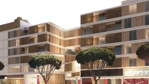 Rendering of proposed project at 1318-1320 4th Street in Santa Monica