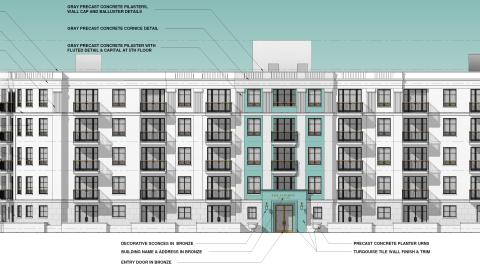 South elevation of The Conroy