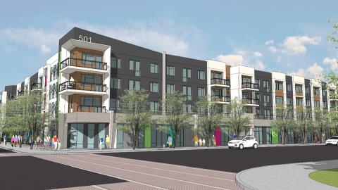Rendering of 501 E Mission Boulevard