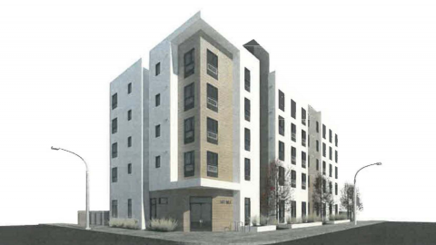 Rendering of new development at 1451 Martin Luther King Jr. Boulevard
