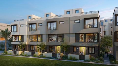 Rendering of new homes at 3845 Glassell Park