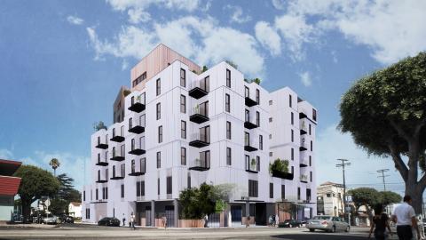 Rendering of 1417-1429 S Robertson Boulevard