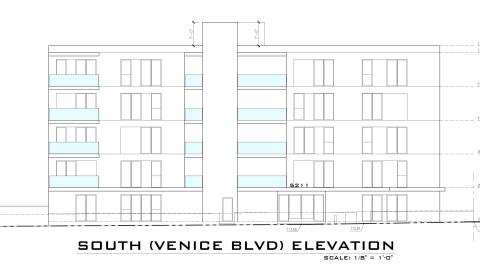 Venice Boulevard elevation