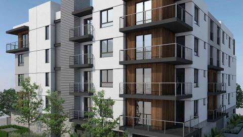 View looking northeast at 8222 N Sepulveda Place