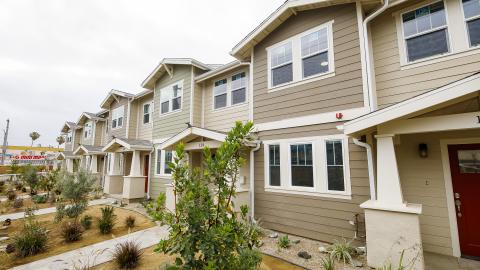 Homes built by Habitat for Humanity in Long Beach