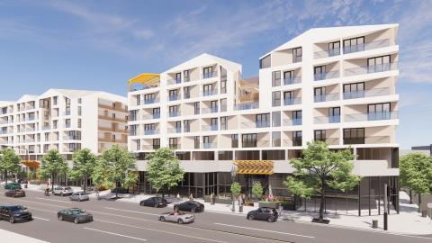 Rendering of 4627 Hollywood Boulevard