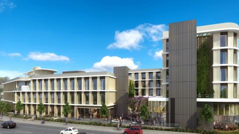 Rendering of Hilton Hotel in Arcadia