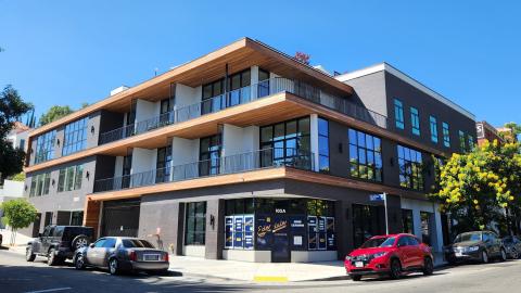 Exterior of the Edandale Lofts