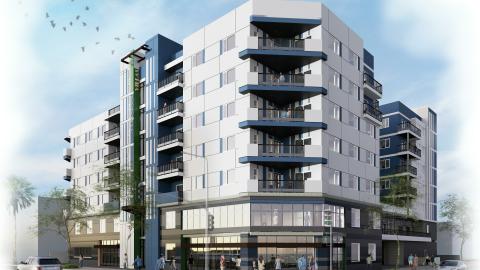 Rendering of 2641 W Olympic Boulevard