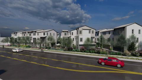 Exterior of 4501 Orange Avenue project